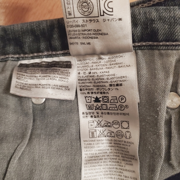 Vintage Levi Jean, W36 L30, washed straight cut, made in Mexico - Picture 10 of 13
